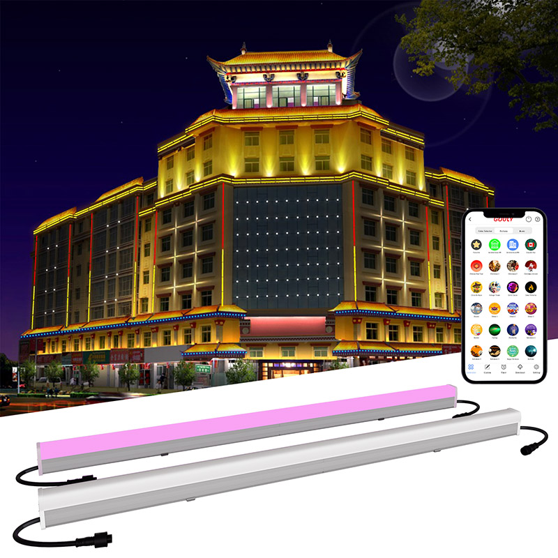 lin48 24v rgbw ucs2904b rgbw led line light, dc24v ip67 smart app control | gouly