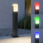 pl12w rgbw led path light, 24v ip65 outdoor bollard landscape light | gouly
