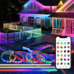 st5050rgbw 2904 24v rgbwic outdoor waterproof led strip light, ip68 smart app control | gouly