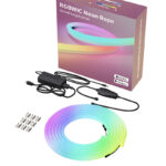 ne5050w60 2904 diy rgbwic neon rope light kit, 24v ip67 smart app control 16.5ft | gouly