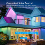 lw24w 24v rgbwic outdoor wall washer light, 24w dc24v ip68 smart app control | gouly