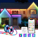 st5050rgbw 2904 24v rgbwic outdoor waterproof led strip light, ip68 smart app control | gouly