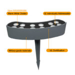 ht6w rgbw tree wrap light, 24v ip65 outdoor landscape ring light | gouly