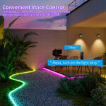 ne5050w60 2904 diy rgbwic neon rope light, ip68 smart app control outdoor flexible light | gouly