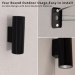 wa6w rgbw 24v rgbwic outdoor wall light, ip65 smart app control | gouly