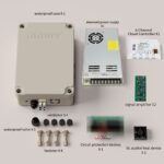 wb171 w 12v–48v weatherproof led lighting control box, wifi/bluetooth | gouly