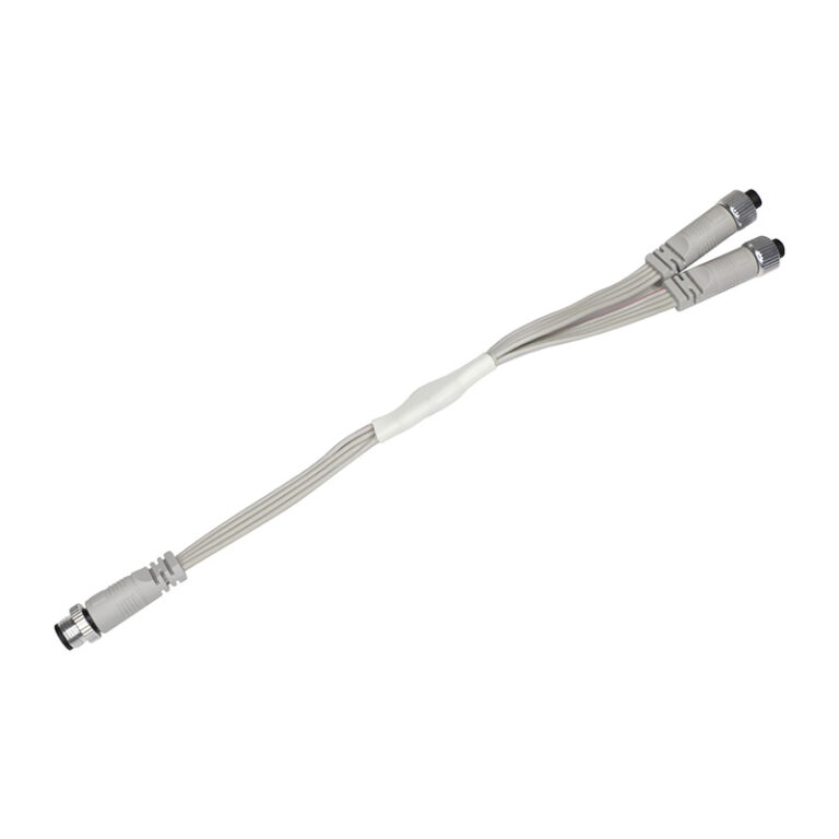 4 wire ip68 led t connector extension cable, 48v dual output splitter | gouly