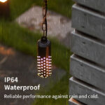 6w rgbw chasing brass pendant light dc24v app control outdoor hanging light | gouly