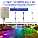 1w smart rgbw recessed deck light ip68 app control | gouly