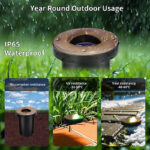 6w smart mr16 rgbw brass directional well light | gouly