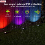 rgbic outdoor ground light dc36v ip68 wifi bluetooth app control landscape light | gouly