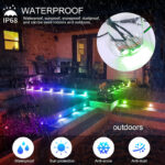 1w smart rgbw recessed deck light ip68 app control | gouly