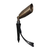 7w smart rgbw brass landscape spotlight wifi app control outdoor garden light