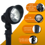 6w low voltage led landscape spotlight dc24v ip66 2700k garden light | gouly