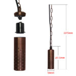 6w rgbw chasing brass pendant light dc24v app control outdoor hanging light | gouly