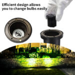 6w smart mr16 rgbw brass in ground well light 24v ip65 | gouly