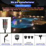 1w smart rgbw recessed deck light ip68 app control | gouly