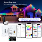 glmd204 dc24v rgbw chasing pixel light, ip68 outdoor permanent lighting | gouly