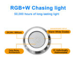 rgbw underwater pool light 24v ip68 stainless steel led pool light | gouly