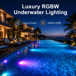 rgbw underwater pool light 24v ip68 stainless steel led pool light | gouly