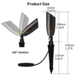6w rgbwic mr16 brass landscape light 24v ip65 smart outdoor spotlight