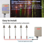 3W Smart RGBW Brass Tiki Torch Landscape Light 24V IP65 App Control | GOULY - Image 5