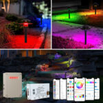 3w smart rgbw brass landscape path light 24v ip65 | gouly