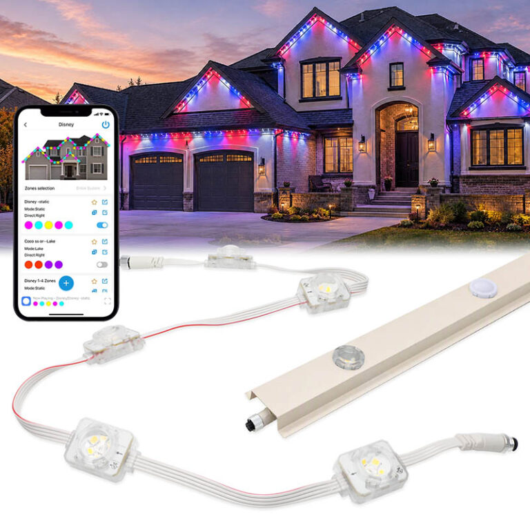 glmd222 48v rgbw permanent outdoor pixel lights, ip68 | gouly