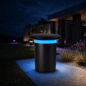 gms18w 24v rgbw led bollard light, ip65 | gouly
