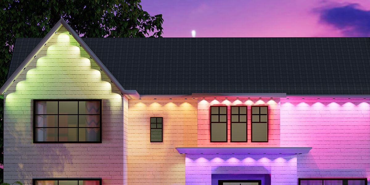 gouly rgbw permanent outdoor lights house